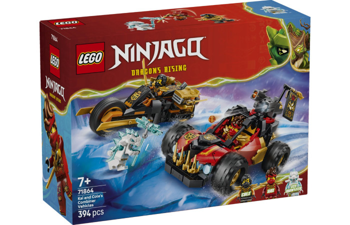 Конструктор LEGO NINJAGO Складові машини Кая та Коула (71864).