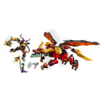 Конструктор LEGO NINJAGO Трансформований робот-дракон Вайлдфаєра (71868).