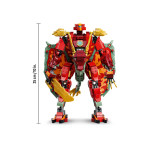 Конструктор LEGO NINJAGO Трансформований робот-дракон Вайлдфаєра (71868).