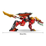 Конструктор LEGO NINJAGO Трансформований робот-дракон Вайлдфаєра (71868).