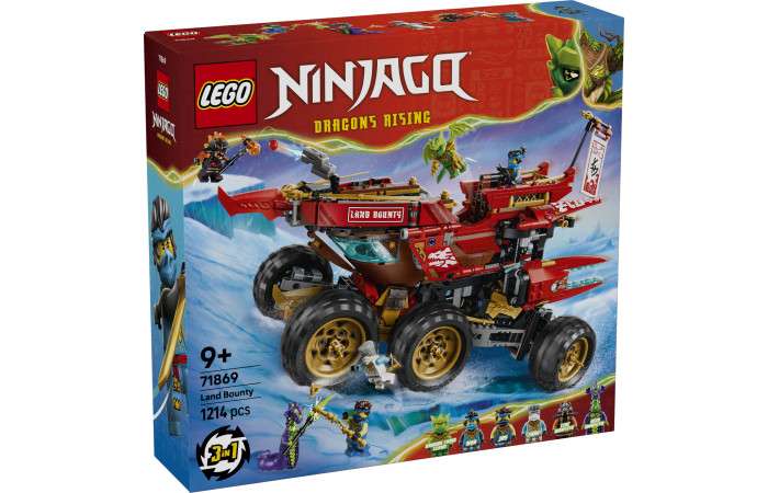 Конструктор LEGO NINJAGO Сухопутний Дар (71869).