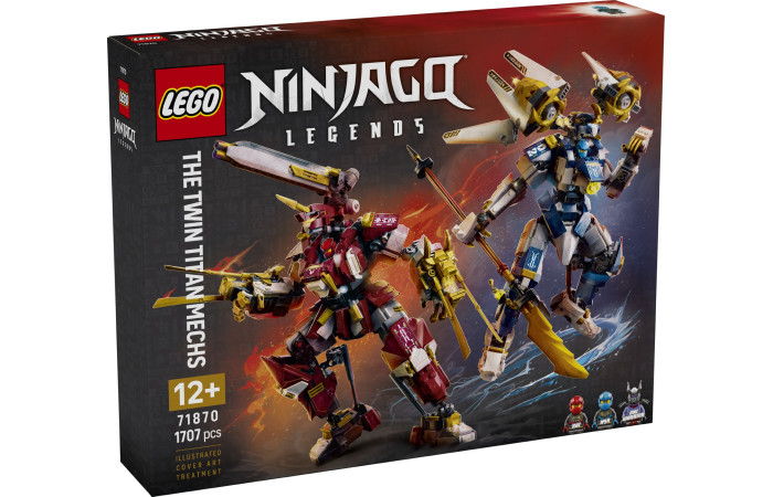 Конструктор LEGO NINJAGO Парні роботи-титани (71870).