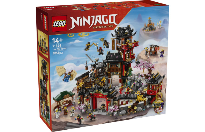 Конструктор LEGO NINJAGO Старе місто: 15-річна річниця (71861).