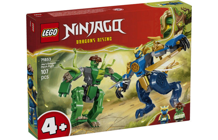 Конструктор LEGO NINJAGO Битва робота-дракона Джея (71853).