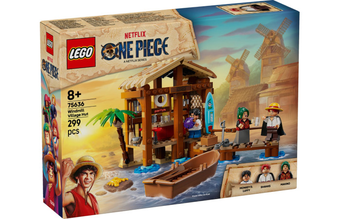 Конструктор LEGO ONE PIECE Хатина в селі вітряків (75636).