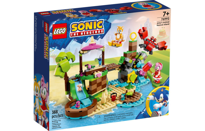 Конструктор LEGO Sonic Острів порятунку тварин Емі (76992). Конструктор LEGO Sonic Острів порятунку тварин Емі (76992).