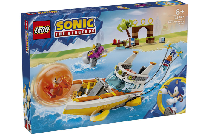 Конструктор LEGO Sonic Човен пригод Тейлза (76997).