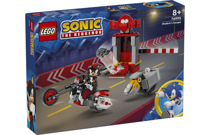 Конструктор LEGO Sonic Втеча їжачка Шедоу (76995).