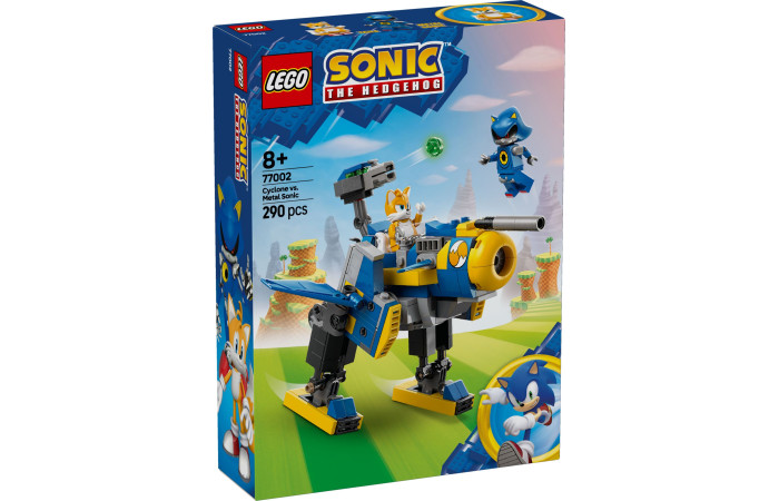 Конструктор LEGO Sonic Циклон проти Металу Соніка (77002).