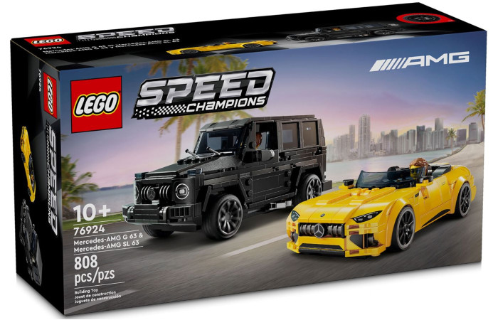Конструктор LEGO Speed Champions Mercedes-AMG G 63 і Mercedes-AMG SL 63 (76924).