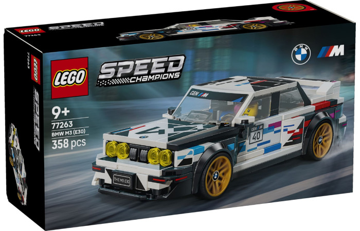 Конструктор LEGO Speed ​​Champions BMW M3 (E30) (77263).