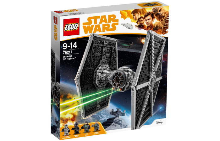 Конструктор LEGO Star Wars Імперський винищувач TIE Fighter (75211).