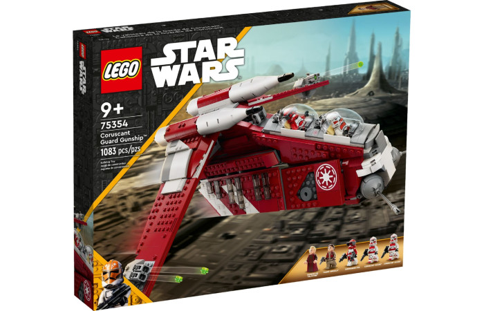 Конструктор LEGO Star Wars Бойовий корабель Корусантської варти (75354).
