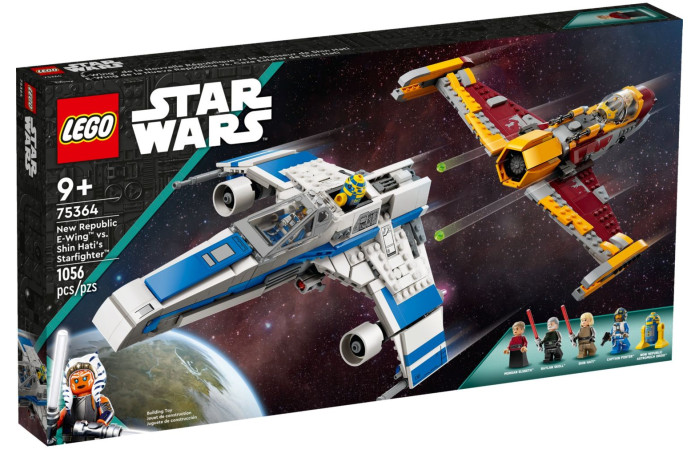 Конструктор LEGO Star Wars E-Wing проти Starfighter (75364).