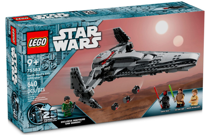 Конструктор LEGO Star Wars Сітх-шпигун Дарта Мола (75383).