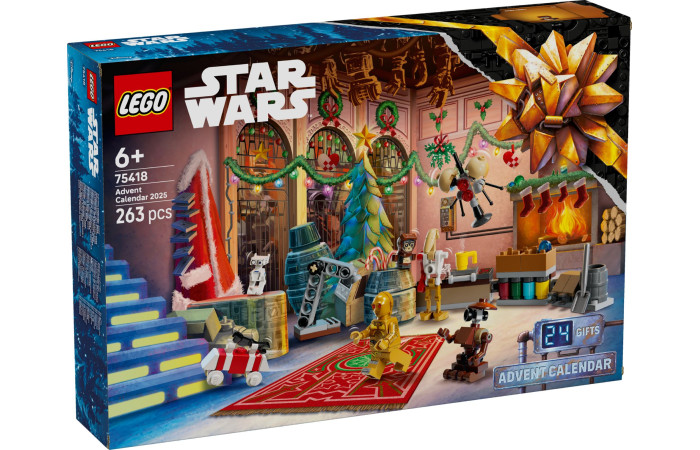 Конструктор LEGO Star Wars Адвент-календар Star Wars 2025 (75418). Конструктор LEGO Star Wars Адвент-календар Star Wars 2025 (75418).