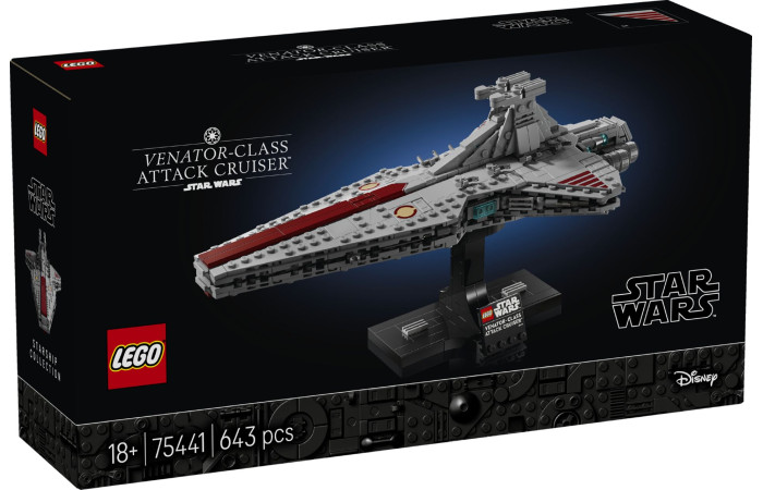 Конструктор LEGO Star Wars Штурмовий крейсер класу Венатор (75441). Конструктор LEGO Star Wars Штурмовий крейсер класу Венатор (75441).