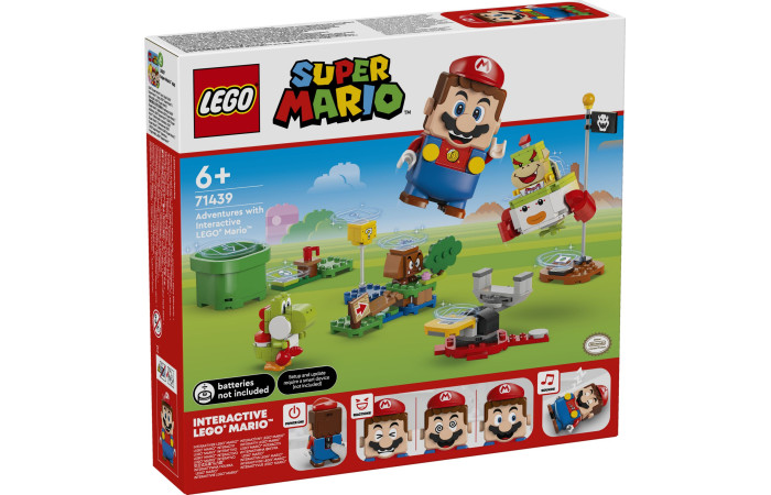 Конструктор LEGO Super Mario Пригоди з інтерактивним LEGO® Mario (71439). Конструктор LEGO Super Mario Пригоди з інтерактивним LEGO® Mario (71439).
