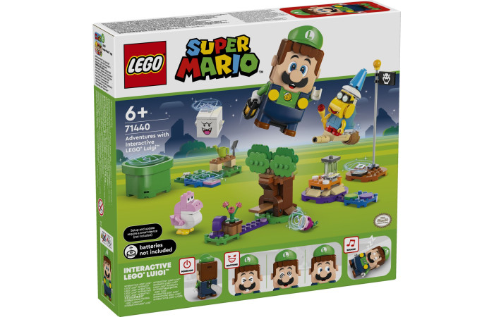 Конструктор LEGO Super Mario Пригоди з інтерактивним LEGO® Luigi (71440).