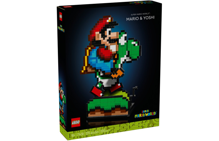 Конструктор LEGO Super Mario Super Mario World: Маріо та Йоші (71438). Конструктор LEGO Super Mario Super Mario World: Маріо та Йоші (71438).
