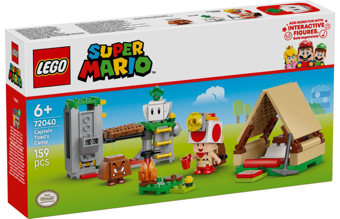 Конструктор LEGO Super Mario Табір капітана Тоада (72040).