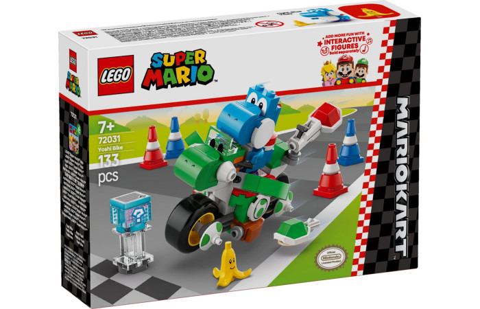 Конструктор LEGO Super Mario Мотоцикл Йоші (72031).