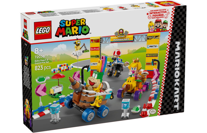 Конструктор LEGO Super Mario Baby Peach & Grand Prix Set (72036).