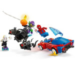 Конструктор LEGO Super Heroes Гоночная машина Человека-паука и Зеленый гоблин Венома (76279).