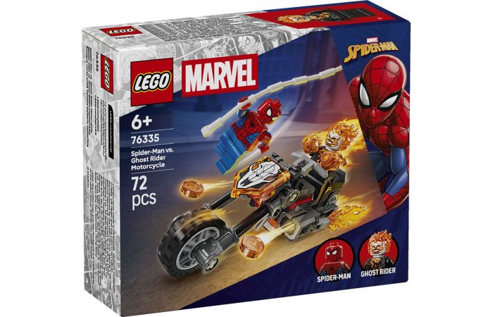 Конструктор LEGO Super Heroes Человек-паук против Призрачного гонщика (76335).