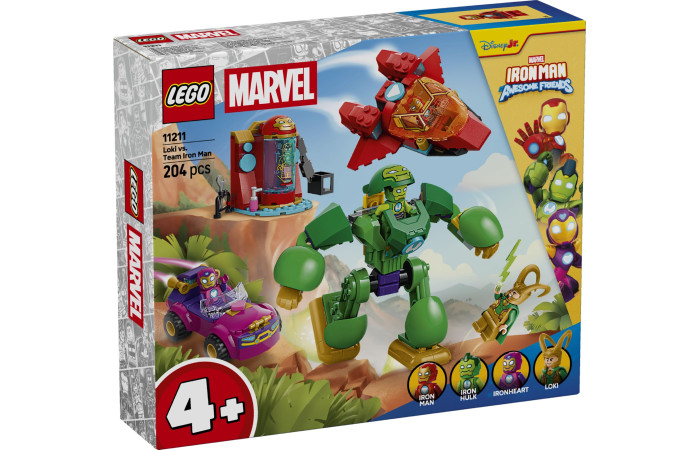 Конструктор LEGO DUPLO Локи проти команди Залізної людини (11211).