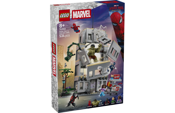 Конструктор LEGO Super Heroes Людина-павук проти Халка (76350).