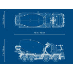 Конструктор LEGO Technic Автобетоносмеситель  (42112).