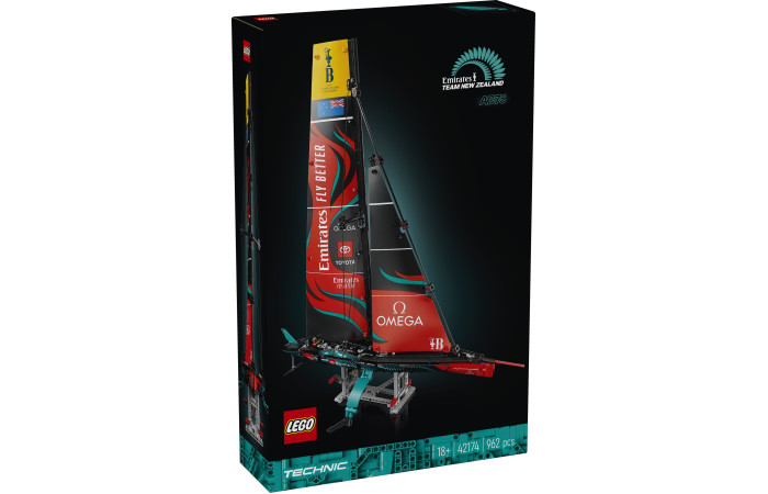 Конструктор LEGO Technic Яхта AC75 команди Emirates у Новій Зеландії (42174).
