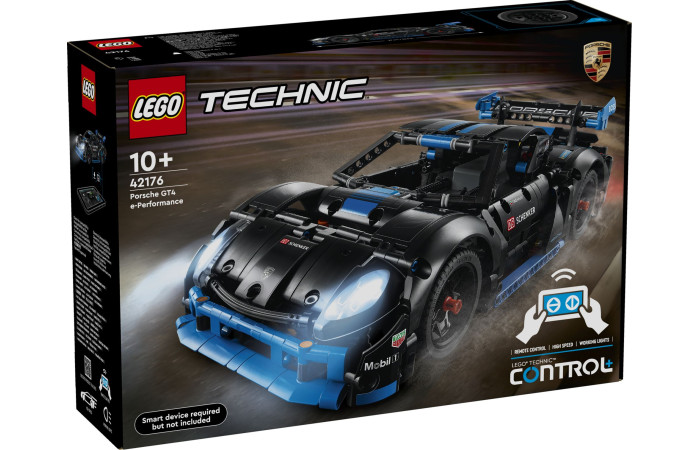 Конструктор LEGO Technic Гоночний автомобіль Porsche GT4 e-Performance (42176).