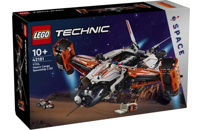 Конструктор LEGO Technic Важкий вантажний космічний корабель вертикального зльоту і посадки LT81 (42181). Конструктор LEGO Technic Важкий вантажний космічний корабель вертикального зльоту і посадки LT81 (42181).