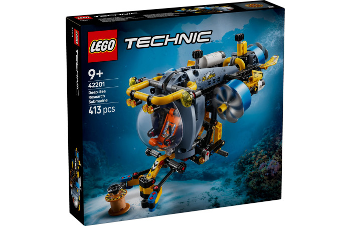 Конструктор LEGO Technic Дослідницький підводний човен (42201).