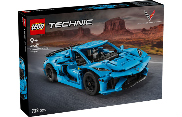 Конструктор LEGO Technic Синій Шевроле Шевроле Corvette Stingray (42217).