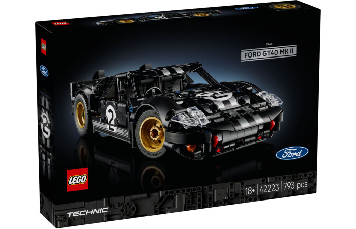 Конструктор LEGO Technic Ford GT40 MKII 1966 року (42223). Конструктор LEGO Technic Ford GT40 MKII 1966 року (42223).