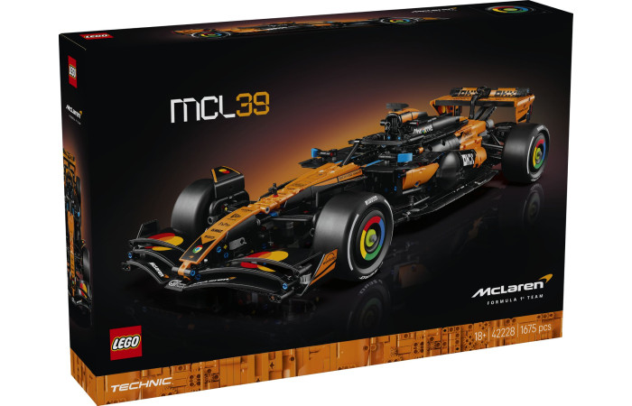 Конструктор LEGO Technic Болід McLaren MCL39 F1 (42228). Конструктор LEGO Technic Болід McLaren MCL39 F1 (42228).