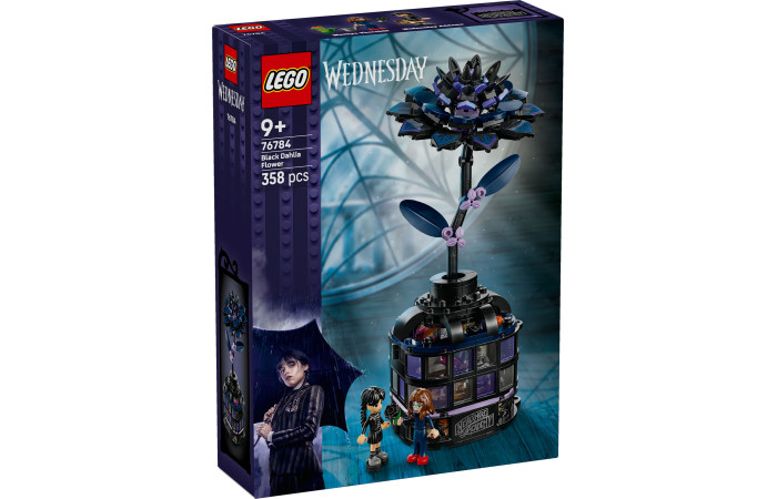 Конструктор LEGO Wednesday Чорний жоржин (76784).